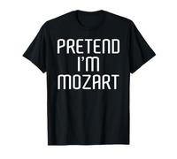 Pretend I'm Mozart Lazy Costume Family Funny Halloween T-Shirt