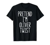 Pretend I'm Oliver Twist Costume Halloween Lazy Adult Kids T-Shirt