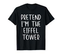 Pretend I'm The Eiffel Tower Costume Halloween Simple Kid T-Shirt