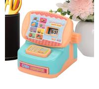 Pretend Play Cash Register | Skill Developing Miniature Decoration,Super Market Play Cash Register,Classroom Birthday Party Rainy Days Student Girls and Little Kids
