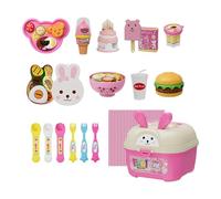Pretend Play Feeding Toys - Simulation Food Playset for Kids Fun | Early Education Design with Interactive Accessories, Little Girls Birthday Gift, Home Nursery Activity