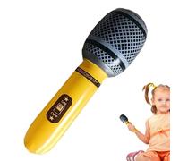 Pretend Play Microphone | Assorted Colors Blow Up Singing Instrument,Lightweight Singing Activity Decoration For Musical Concert