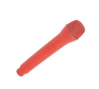 Pretend Play Microphone Toy for Kids, Realistic Smooth ABS Plastic Microphone for Performance and Interview, Lightweight Practice Prop (Red)