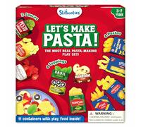 Pretend Play Pasta Set - 11 Containers, 120+ Play Food Items for Child's Play, Back-to-School Play Kitchen Accessories, Toy Kitchen, Gifts for Kids & Toddlers Ages 3, 4, 5, 6, 7