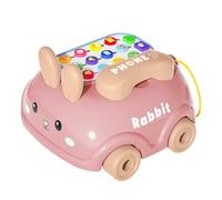 Pretend Play Phone, Children Chatter Phone With Wheels, Learning Toys, Bunny Style, Walking Play Game, Storytelling Fun For Early Education