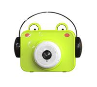 Pretend Play Toy Bubble Maker - Camera Machine | Automatic Blower Solution Refill For Garden, 1-Pack PP Party Gathering Battery Operated Stream Device, Pink Turquoise Blue