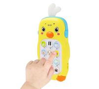 Pretend Play Toy Phone, Light and Sound Cellphone, Kids Educational Toy with Interactive Buttons, Early Learning Toys with Sturdy Build, Play Phone for Home, Car, Travel, Classroom