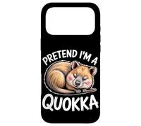 Pretend Quokka Sleeping Funny Quokka Case for iPhone 17 Pro Max