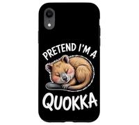 Pretend Quokka Sleeping Funny Quokka Case for iPhone XR