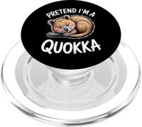 Pretend Quokka Sleeping Funny Quokka PopSockets PopGrip for MagSafe