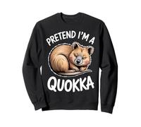 Pretend Quokka Sleeping Funny Quokka Sweatshirt