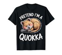 Pretend Quokka Sleeping Funny Quokka T-Shirt
