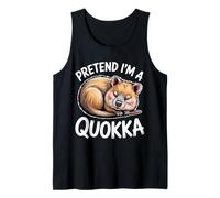 Pretend Quokka Sleeping Funny Quokka Tank Top