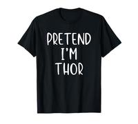 Pretend Thor Costume Halloween Nordic Norse Mythology T-Shirt