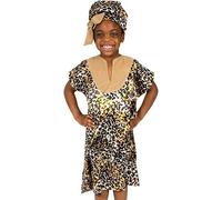 PRETEND TO BEE African Lady/Girl Dress Up Costume for Kids, 5-7 Years