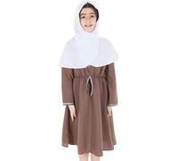 PRETEND TO BEE Anglo Saxon Warrior Lady/Girl Dress Up Costume for Kids, Multicoloured, 9-11 Years