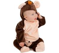 PRETEND TO BEE Baby Monkey Onesie, Dress Up Costume for Kids/Toddlers, Brown, 12-18 Months