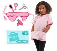 PRETEND TO BEE Beautician Dress Up Bundle, Costume for Kids with Soft Play Beautician Accessories Set, Ages 3-5 Years