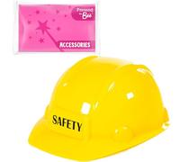 PRETEND TO BEE Childrens Safety Builder Construction Helmet, Yellow, 3+ Years