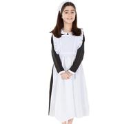 PRETEND TO BEE Downton Housemaid Dress Up Costume for Kids, 7-9 Years