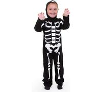 PRETEND TO BEE Glow in the Dark Skeleton Dress Up Costume for Kids, 3-5 Years