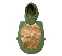 PRETEND TO BEE Kids Turtle Costume | Green Sea Turtle Fancy Dress Top with Padded 3D Shell & Hood | Zoo Animal Role Play Outfit | World Book Day & Halloween | Unisex, 3-7 Years