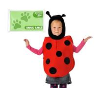 PRETEND TO BEE Ladybird Tabard Fancy Dress Costume for Kids, 3-7 Years, Red