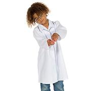 PRETEND TO BEE Mad Scientist/Doctor Lab Coat Dress Up Costume for Kids, White