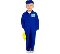 PRETEND TO BEE Mechanic Dress Up Costume for Kids, 3-5 Years