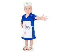 PRETEND TO BEE Nurse Fancy Dress Costume for Kids, 3-5 Years, Blue