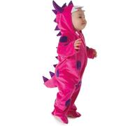 PRETEND TO BEE Pink and Purple Dinosaur Monster Onesie Fancy Dress Costume for Kids/Toddlers, Unisex, 2-3 Years