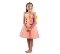 PRETEND TO BEE Pink Flower Fairy Dress Up Costume for Kids, Includes Dress, Wings and Wand, 3-5 Years