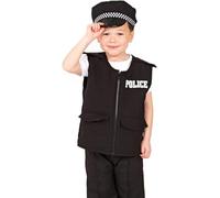 PRETEND TO BEE Police Officer Dress Up Costume for Kids/Toddlers, 2-3 Years