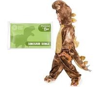 PRETEND TO BEE Stegosaurus Dinosaur Dress Up Costume for Kids, Official Natural History Museum, Onesie, Multicoloured, 5-7 Years