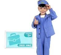PRETEND TO BEE Train Driver Dress Up Costume for Kids, 3 Piece Set, 3-5 Years, Blue