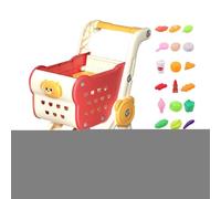 Pretend To Play Cart - Mini Grocery Cart For Promotes Motor Skills, Social Interaction, Fun Educational Role Play Set For Boys And Girls | Anni Gift