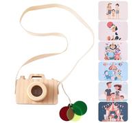 Pretend Video Camera Toy - Wooden Learning Photography Accessory, Imaginative Exploration Plaything | Lightweight Handheld Role Play Prop Encouraging Creativity And Observation Skills, Designed Kids F