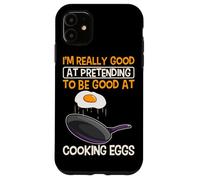 Pretending To Be Good Cooking Eggs Cook Chef Egg Breakfast Case for iPhone 11