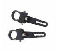 Pretfy 1"-3" Aluminum Tube Bull Roll Bar Mount Bracket Clamps for LED Car Truck Off-Road Work Lights (1.25 inches)