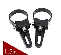 Pretfy 1"-3" Aluminum Tube Bull Roll Bar Mount Bracket Clamps for LED Car Truck Off-Road Work Lights (1.5in)