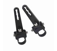 Pretfy 1"-3" Aluminum Tube Bull Roll Bar Mount Bracket Clamps for LED Car Truck Off-Road Work Lights (1 inch)