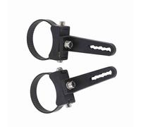 Pretfy 1"-3" Aluminum Tube Bull Roll Bar Mount Bracket Clamps for LED Car Truck Off-Road Work Lights (2.5 Inch)