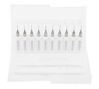 Pretfy 10pcs 0.4mm Cleaning Needle Nozzle Drill Bits Tungsten Carbide for CNC Boards & Stainless Steel