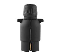 Pretfy 12v Pin Electric Trailer Advanced System Adapter For Caravan Wiring Pole Lights Type Plastic Connector Black Connection Plug - Professional Grade Solution