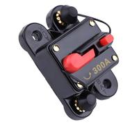 Pretfy 1pc DC12V Circuit Breaker, 80-300A Reset for Car, Marine, Boat, Bike, Stereo Audio Systems. (300A)