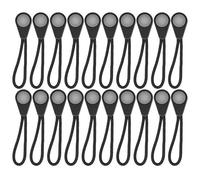 Pretfy 20Pcs Glow-in-The-Dark Backpack Zipper Puller Head, Anti-Lost Luminous Zip Cord for Outdoor Camping