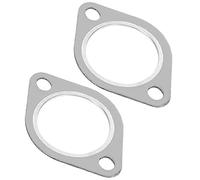 Pretfy 2pcs Exhaust Manifold Gasket 18107502346 Replacement for for E36 E39 E46 E53 E70 E83 E85, Car Accessory, Made of Premium Metal, Fast Installation, Standard Specification, Direct