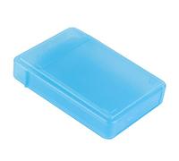 Pretfy 3.5inch HDD Storage Case, Protective Shockproof and Anti-Static Design for SSDs/HDDs, 16.3x11x3.5cm, Suitable for Data Safety and Organization (Blue)
