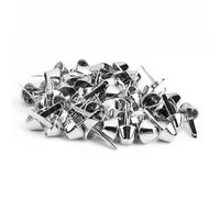 Pretfy 50Pcs Purse Handbag Cone Feet Nailhead Stud Spike Craft Supplies Decoration for Bags & Clothes (10mm)