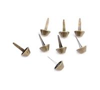 Pretfy 50Pcs Purse Handbag Cone Feet Nailhead Stud Spike Craft Supplies Decoration for Bags & Clothes (15mm)